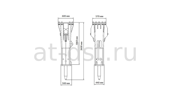 Гидромолот HammerMaster HM240